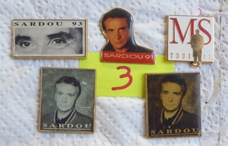 Lot de pin's Sardou Michel Sardou 8