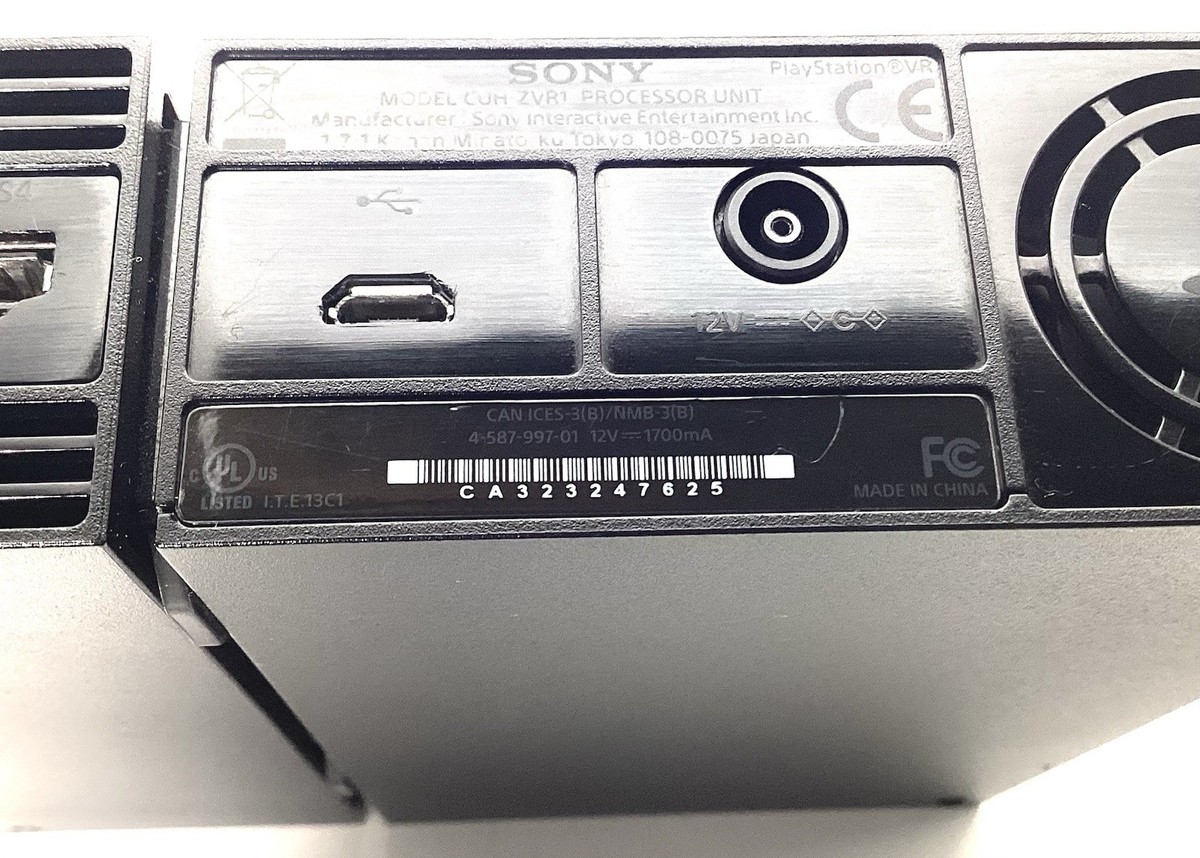 Sony Original PlayStation VR Processor CUH-ZVR1 PS4 W/OEM Power