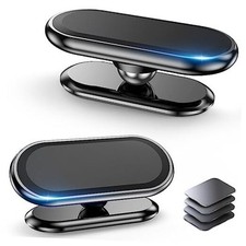 2-PACK Magnetic phone holder for car, Super Strong Magnet with 4 Black