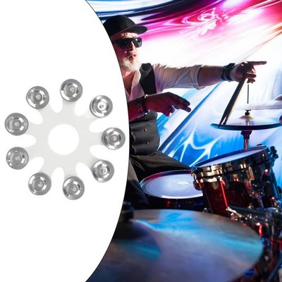 Metall Hi Hat Tamburin Multiuse verschleißfest Percussion Instrument