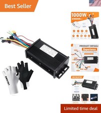 30A 750W/1000W Sine Wave Controller for E-Bike Scooter - Aluminum Black Finish