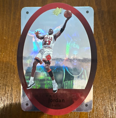 Upper Deck 1996-97 SPx Michael Jordan Chicago Bulls #8 Die-Cut Hologram Insert