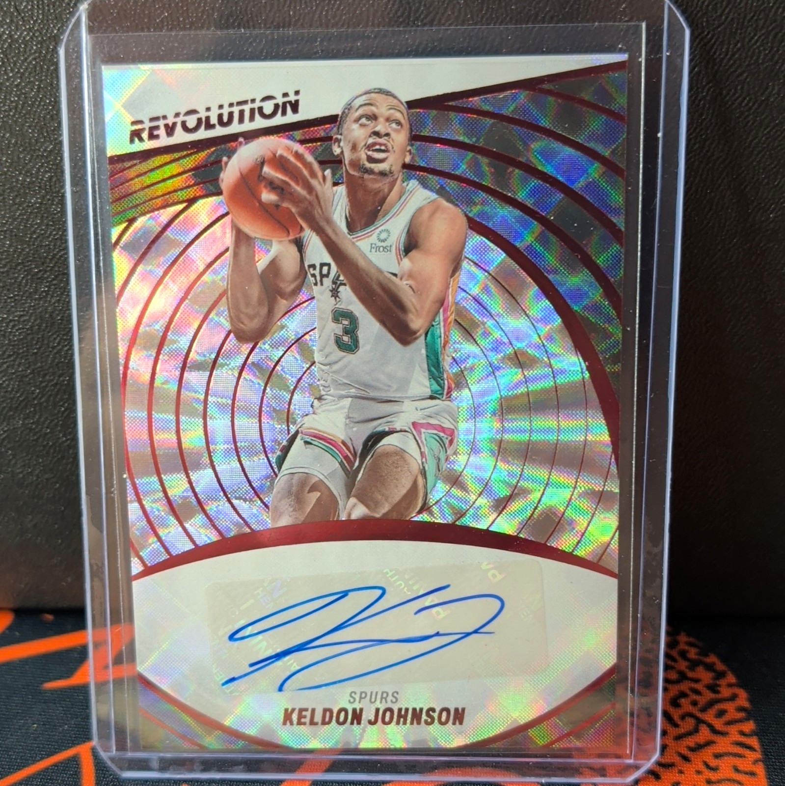 Panini 2022-23 Revolution Keldon Johnson Autographs #A-KJO Spurs /250