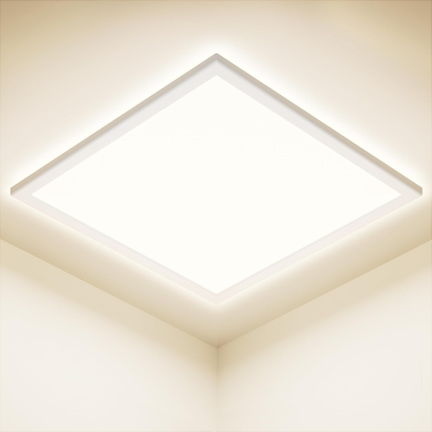 Plafoniera LED 24W Quadrata 4000K: Alta Efficienza e Facile Montaggio
