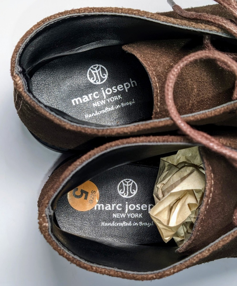 NEW Marc Joseph Men’s Dark Brown Suede Leather Ankle Chukka Boots, Size 8 Marc Joseph New York Size 5 Brown Suede Leather Chukka Ankle  main image 3