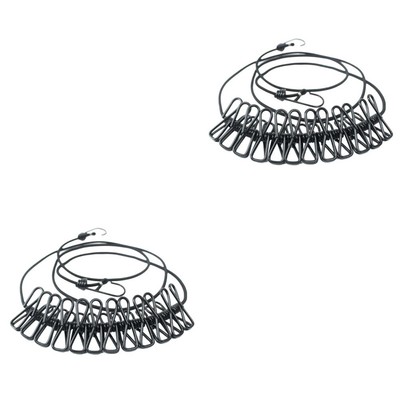 Retractable Wäscheleine Innen – 2,7 M Ausziehbar, Edelstahl & Nylon, Für Bad, Balkon, Camping