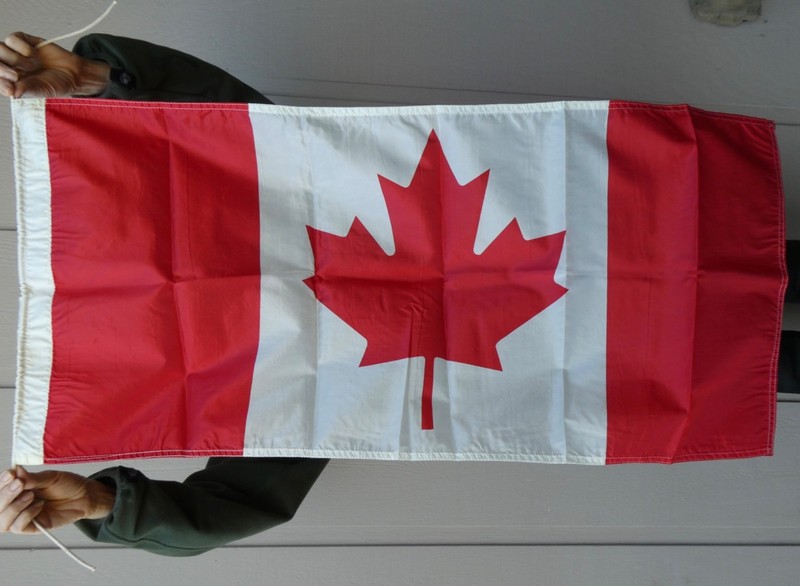 Canada Canadian National Flag, Naval Ensign, Merchant Flag nylon 1-½ ft X 3 ft