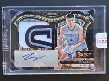 2024-25 Select Jumbo Rookie Signature Swatch Zach Edey Black Finite 1/1