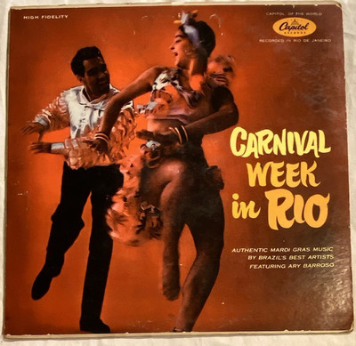 CARNIVAL WEEK IN RIO Brasil SAMBA 50s BRAZILIAN Latin VOCAL South American VINYL