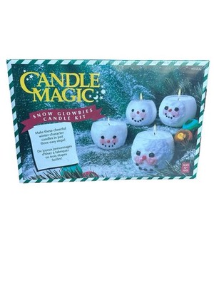 Craft House Candle Magic Snow Glowbies Candle Kit - New Sealed Christmas