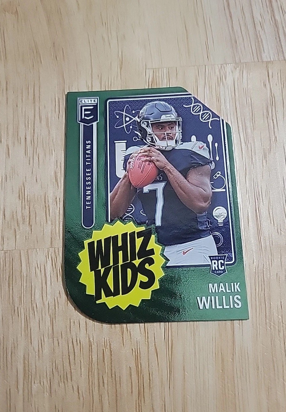 2022 Donruss Elite MALIK WILLIS Whiz Kids Die Cut #WK-17 Rookie SSP CASE HIT