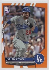 2023 Topps Big League Retail Electric Orange JD Martinez #40 0e2x