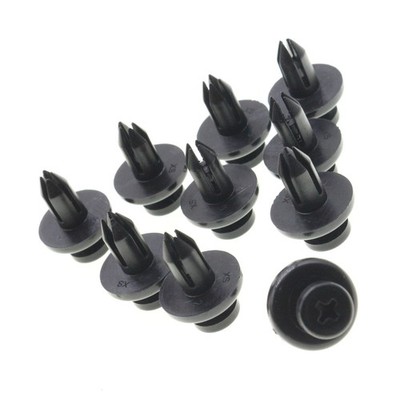 10 Pcs Nylon Front Fender Retainer Push-Type Clips For Honda Acura 91502-SZ5-003