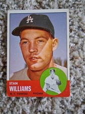 1963 Topps Baseball Card 42 Stan Williams
