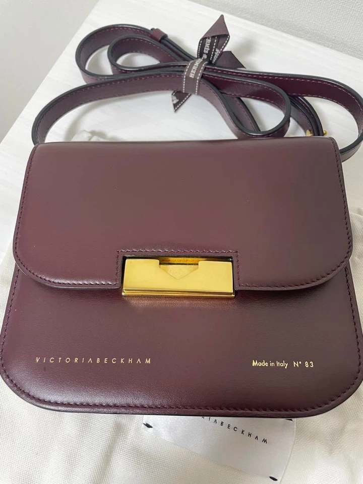 Victoria Beckham через плечо сумка сумочка кожи в бордовый б/у хорошее состояние - Изображение 3 из 4