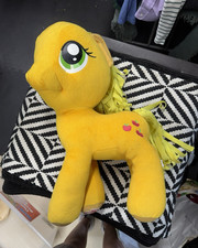 My Little Pony Applejack Plush 20 Large Stuffed Toy Hasbro 2013 Yellow Pony