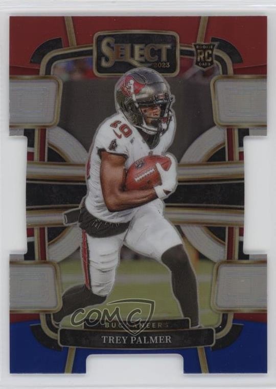 2023 Panini Select Concourse Red & Blue Prizm Die-Cut Trey Palmer Rookie RC 0qi3