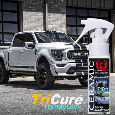 CERAMIC CAR COATING SPRAY ADVANCED DIAMOND SHINE PAINT PROTECTION 8 OUNCE BOTTLE
