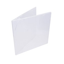 5.2mm Durable Cd Case Slim Single Disc Clear Pp Poly Plastic Cases 25 Pack.