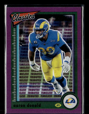Aaron Donald 2022 Classics Premium Timeless Tributes Purple 30/35 #56