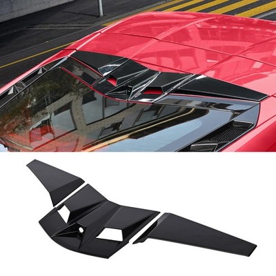Rear Decklid Camera Cover For Corvette C8 Coupe Z51 Z06 2020-26 Gloss Black #UP