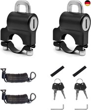 2 Stücke Motorrad Helmschloss, Motorrad Helm Sicherheitsschloss Mit 