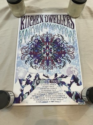Kitchen Dwellers Concert Poster Winter Tour 2015-2016 Artist Proof 9 By WMoke