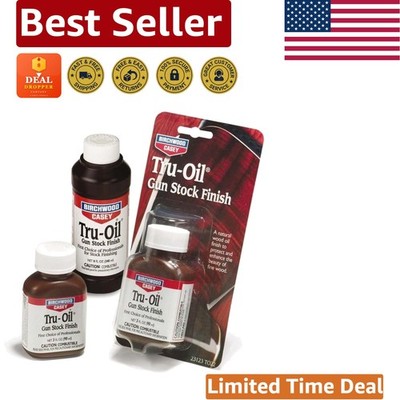 Long-Lasting Water-Resistant Tru-Oil Stock Finish - 3 Oz Bottle with Oil Blend