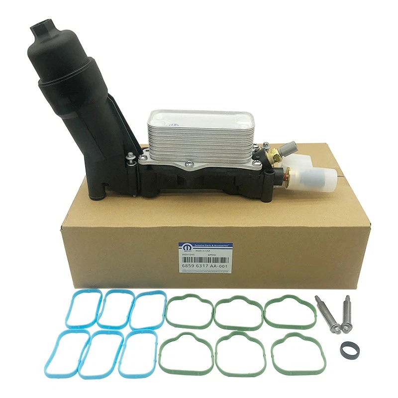 Genuine OEM Mopar 2014-2023 Mopar Engine Oil Filter Housing + Gaskets 68596317AA Foto 2 de 3