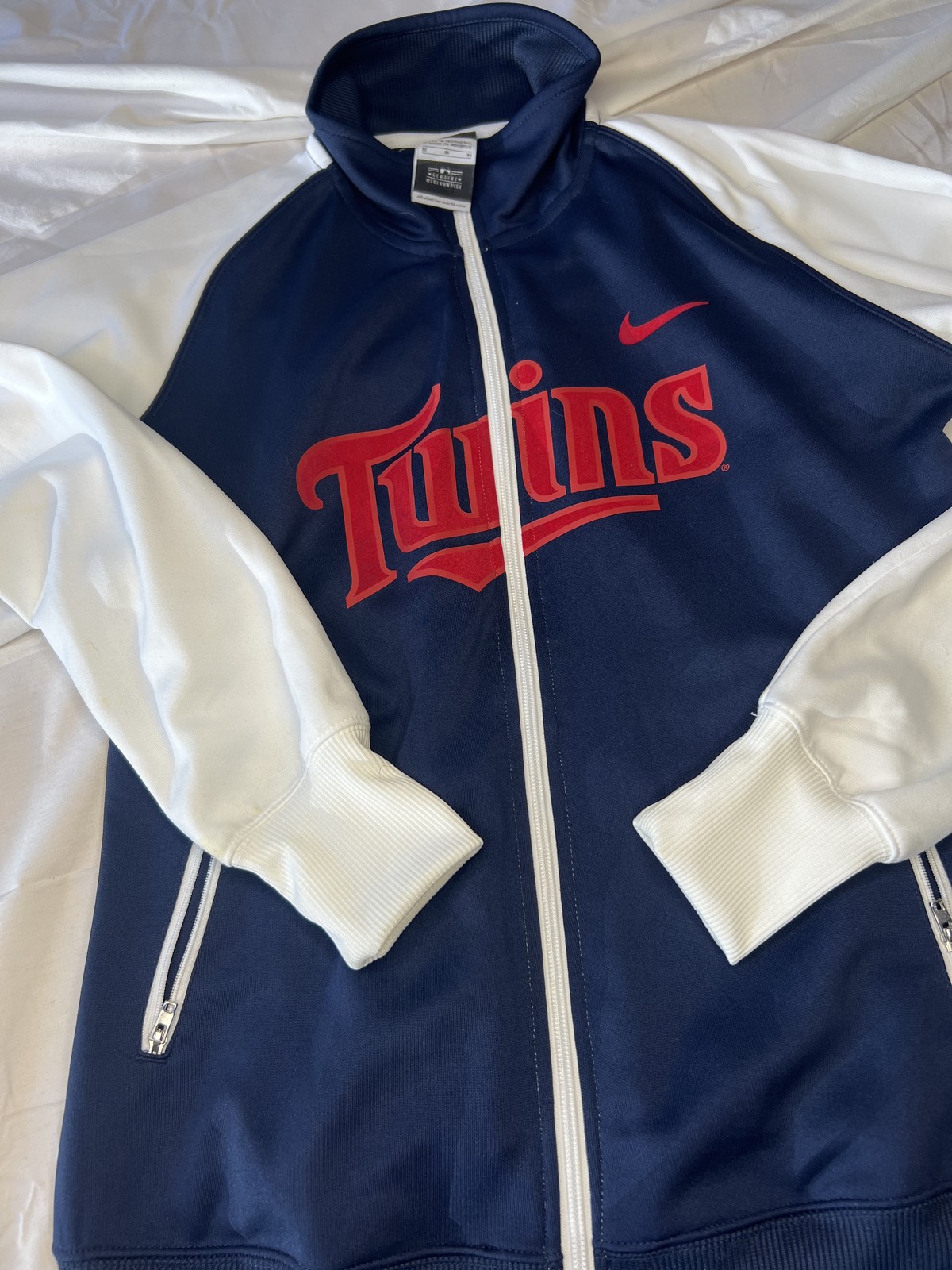 SACAI X NIKE Giacca Minnesota Twins uomo media MLB baseball Nike full zip atletica