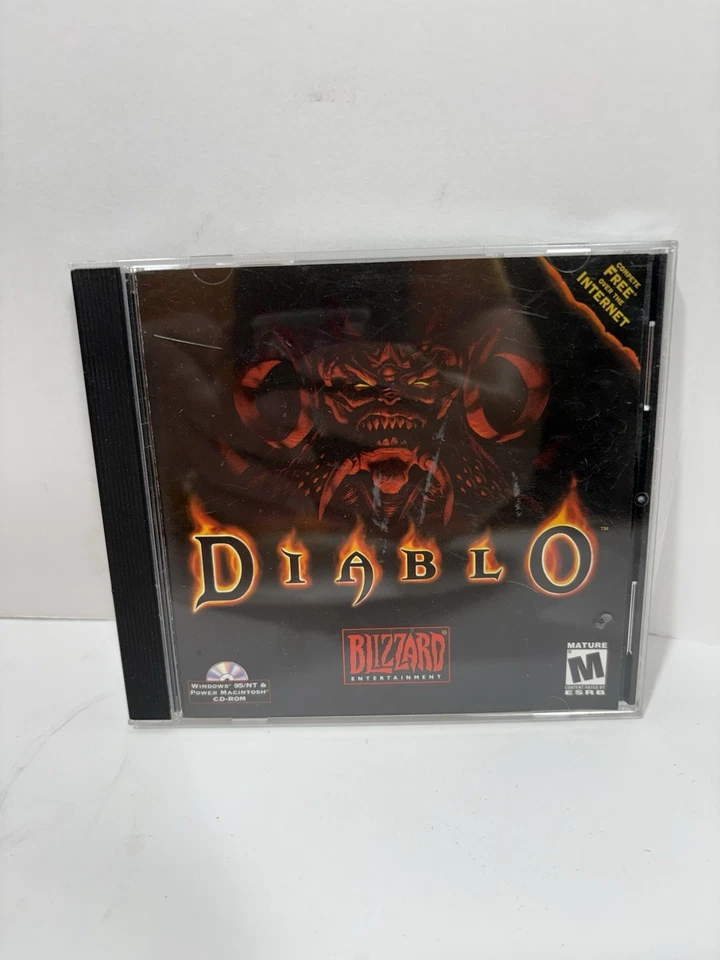 Diablo Lot 2 PC Games- Diablo I Cd Only (Machintosh), Diablo II Cd Box Complete - Image 3 of 4