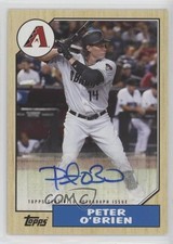 2017 Topps 1987 Baseball 30th Anniversary Peter O'Brien #1987A-PO Auto 19n6