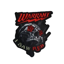 Warrant I Saw Red Printed Iron On Patch - Music Band 90-I
