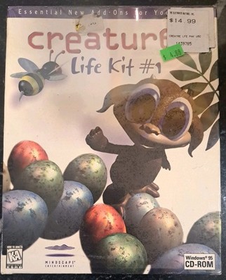 Creatures Life Kit #1 PC CD-ROM Windows 95 Vintage Game New SEALED Big Box Rare