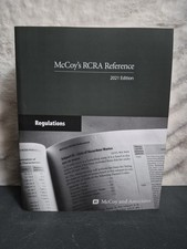 McCoys RCRA Reference 2021 Edition Regulation...