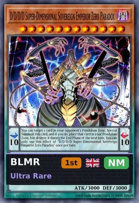 D/D/D/D Super-Dimensional Sovereign Emperor Zero Paradox BLMR-046 1st Edition NM