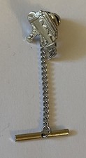 Astronaut Silver Tone Tie Tack w/Bar