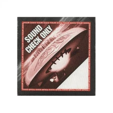 Boston 2003 Corporate America Concert Tour Sound Check Backstage Pass