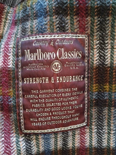 Marlborough Classics Chore Jacket Size Large Vintage Brown Moleskin Cowboy - Picture 3 of 20
