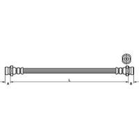 Metzger 4110834 Bremsschlauch FüR Kia Sorento Jc