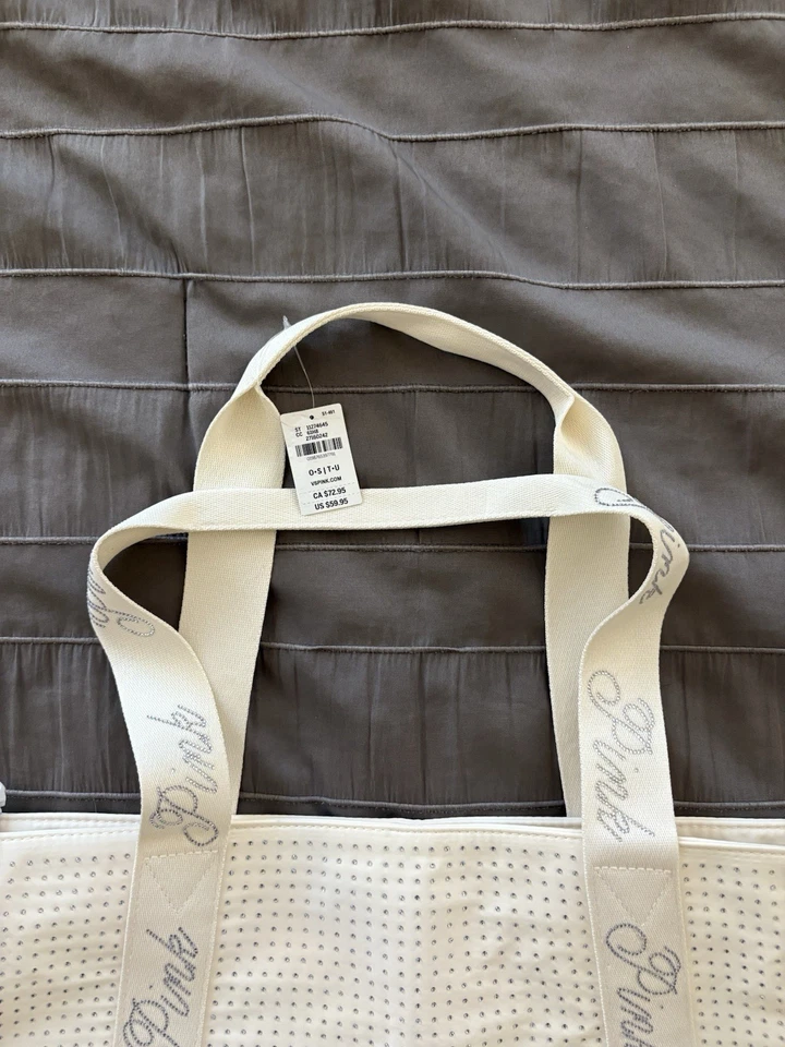 Bolsa tote Victoria's Secret rosa Bling - Nova com etiquetas - Imagem 4 de 4