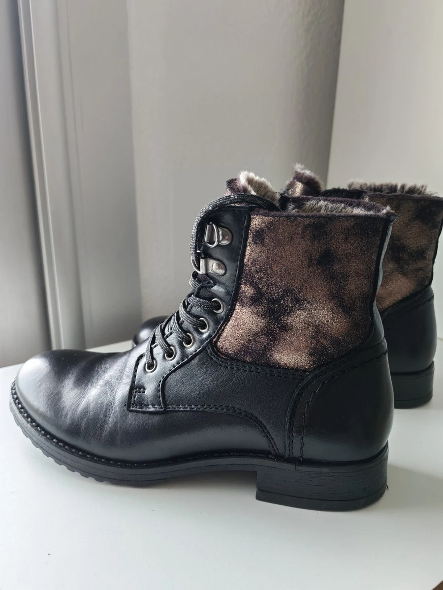 Bottines Femme Bocage Neuves, Cuir Gris Marbré, Pointure 39, Fabrication Française