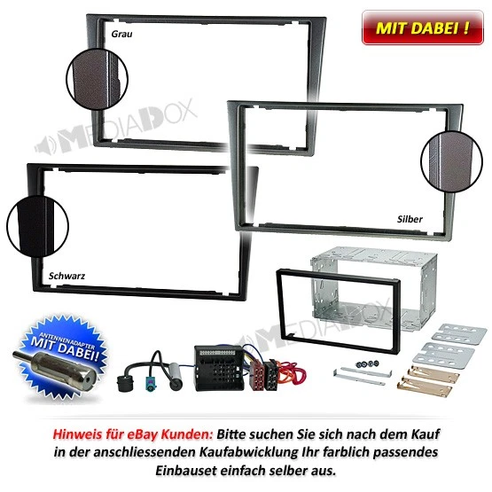 PIONEER 2-DIN DMH-A3300DAB Auto Radioset für OPEL Astra G & Corsa C - Bild 3 von 4