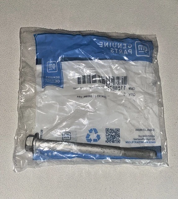 2011-2025 GENUINO GM A/C COMPRESOR PERNO, PIEZA OEM NUEVA, NÚMERO DE PIEZA 11588757 Foto 2 de 4