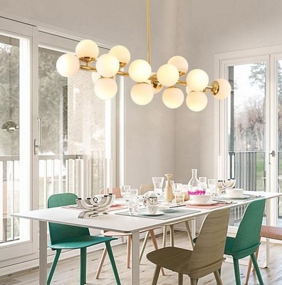 16 Lights Modern Glass Ball DNA Molecule MODO Pendant Lighting Lamp Chandelier