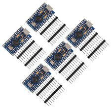 5 PCS Micro ATmega32U4 5V/16MHz Module Board with 2 Row pin Header with ardui...
