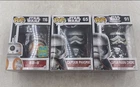 Funko Pop! Star Wars BB-8 Captain Phasma Chrome Bobblehead Figures Lot Of 3