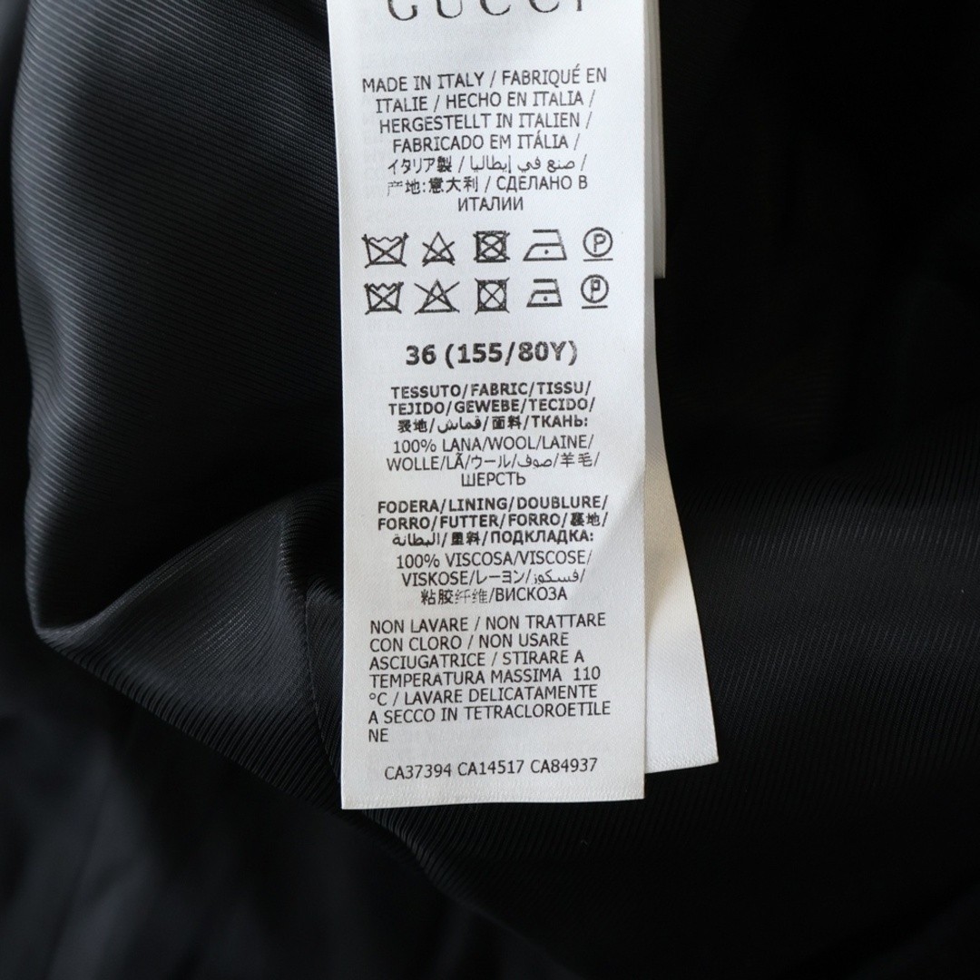GUCCI Interlocking G Button Melton Wool Balmain C… - image 7