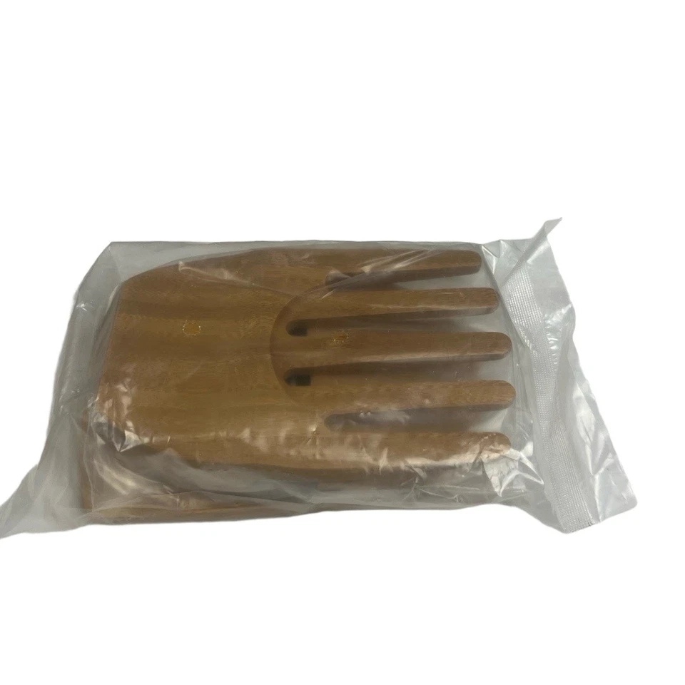 SEALED The Pampered Chef Salad Claw Bamboo Hand Shaped Easy Serve Sustainable - Image 2 of 4