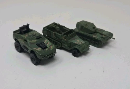 Vintage Hot Wheels Military Army Vehicles Lot Of 3